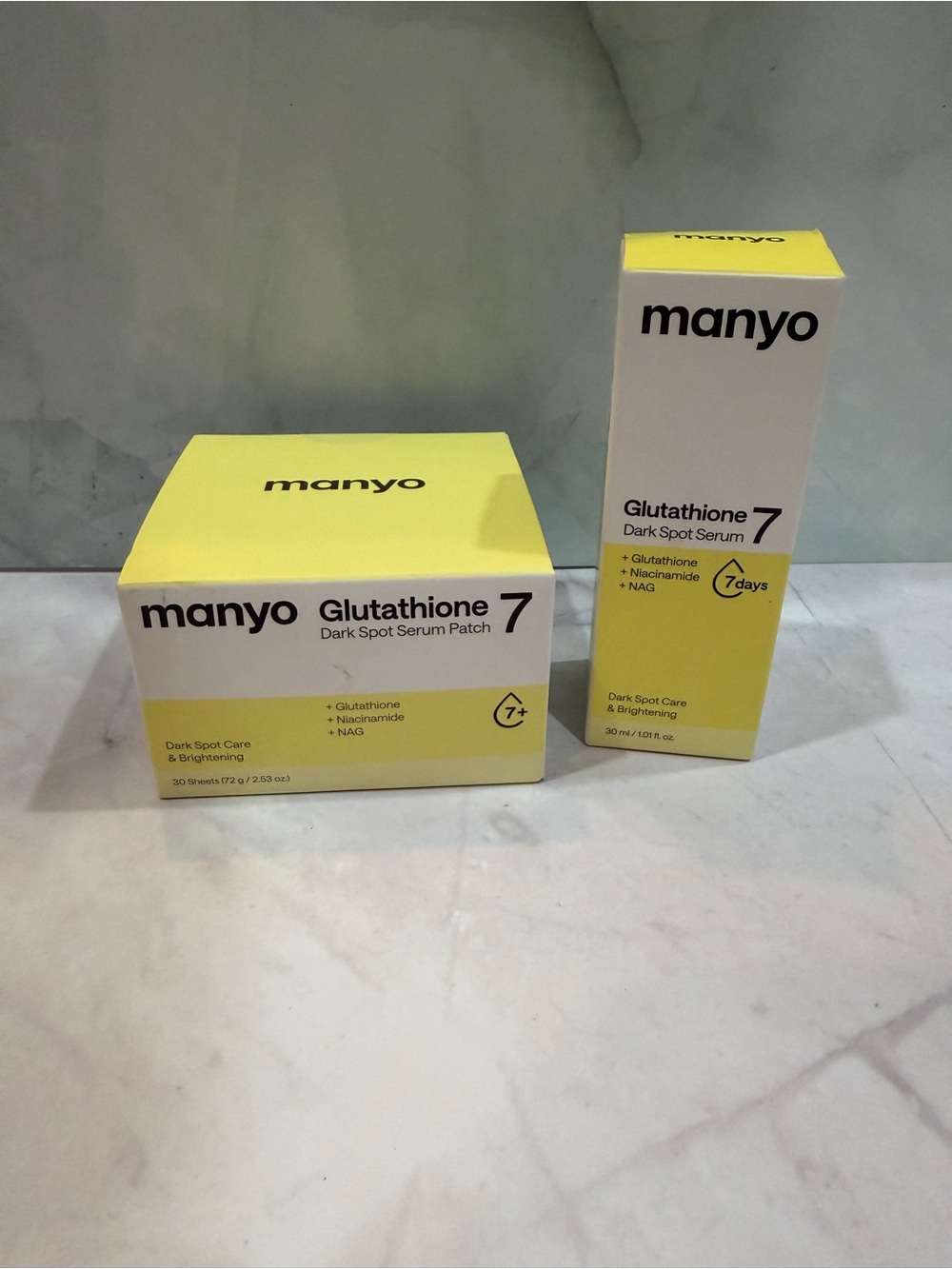 Manyo Glutathione 7 Dark Spot Serum and Serum Patch Set